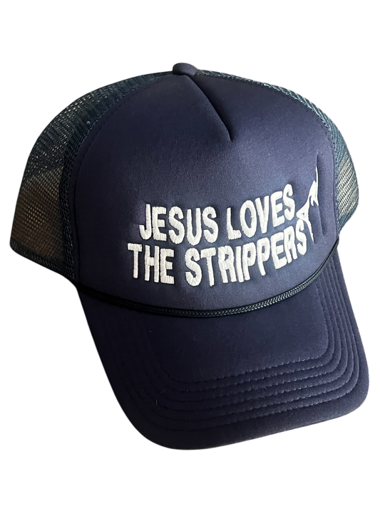 Jesus Loves The Strippers Trucker